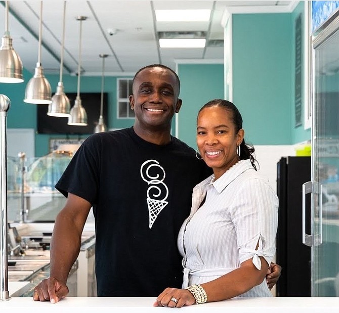 Yahya and Nataki Muhammad own Shawn Michelle’s Homemade Ice Cream, which has two locations, one in Bronzeville and another in Olympia Fields. Photo provided by Christi Love.