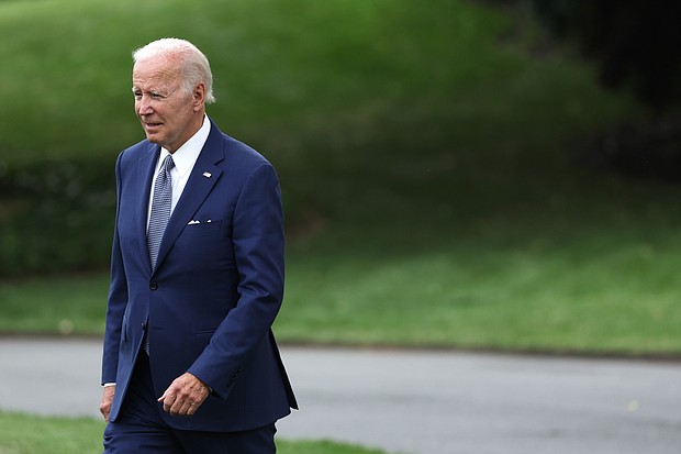 President Joe Biden walks on the South Lawn prior to his departure from the White House on July 8, in Washington, DC. A new CNN poll finds 75% of Democratic and Democratic-leaning voters want the party to nominate someone other than President Joe Biden in the 2024 election, a sharp increase from earlier this year.
Mandatory Credit:	Alex Wong/Getty Images