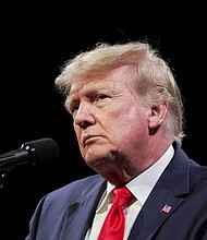 Former US President Donald Trump speaks to an audience at the "American Freedom Tour" event in Memphis, Tennessee, June 18, 2022.
Mandatory Credit:	Karen Pulfer Focht/Reuters