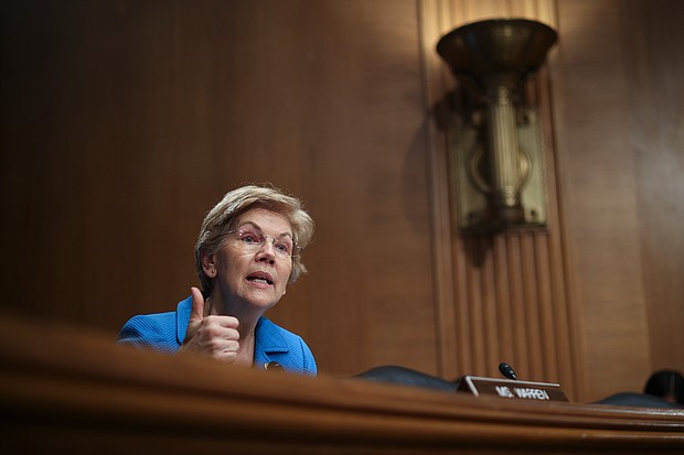 Sen. Elizabeth Warren along with California Democratic Sen. Alex Padilla, wants Transportation Secretary Pete Buttigieg to use his vast powers to protect consumers by cracking down on the airline industry Mandatory Credit: Win McNamee/Getty Images /FILE