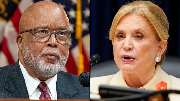 Bennie Thompson and Carolyn Maloney are pictured in a split image.
Mandatory Credit:	AP/Reuters