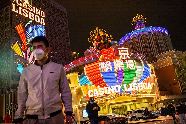 Macao's casinos have been bleeding hundreds of millions of dollars a month during the pandemic. Now a prolonged lockdown is adding more uncertainty for players in the world's largest gambling hub.
Mandatory Credit:	Billy H.C. Kwok/Bloomberg/Getty Images