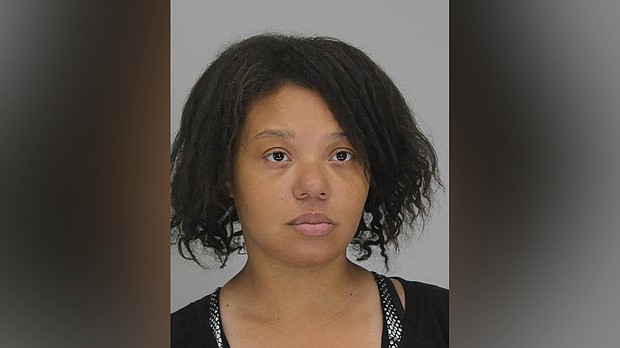 Portia Odufuwa has been charged with aggravated assault against a public servant, and other federal charges are possible, police said.
Mandatory Credit:	Dallas County Sheriff's Office