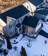 An aerial photo made with a drone shows a house for sale in Round Lake Heights, Illinois, USA, 21 January 2021.
Mandatory Credit:	Tannen Maury/EPA-EFE/Shutterstock
