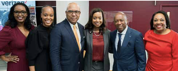 Houston Fund for Social Justice and Economic Equity Honorary Board Chair Mayor Sylvester Turner, along with Wells Fargo and Black …