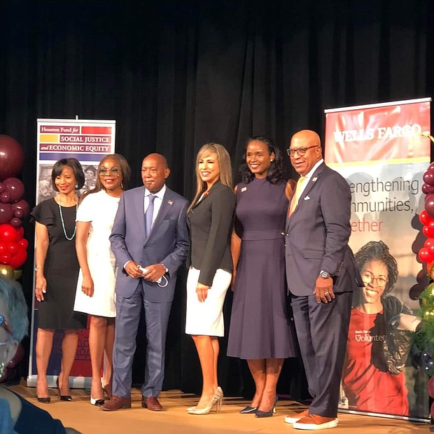 Valerie Marshall Williams; Stephanie Nellons-Page; Mayor urner; Arcy Munoz - Wells Fargo; Winell Herron; Thomas Jones