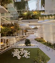 Saudi Arabia has unveiled designs for its ambitious urban project "The Line," touted as a one-building city in the desert which will stretch over 106 miles and ultimately house 9 million people.
Mandatory Credit:	Saudi Press Agency