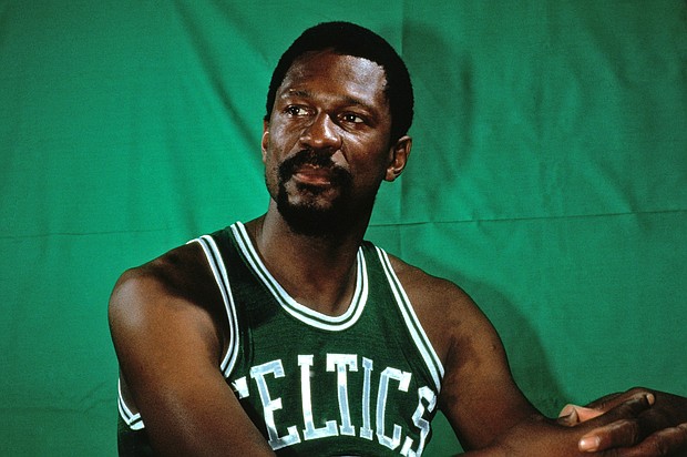 Bill Russell, pictured here in 1969, has died at age 88.
Mandatory Credit:	Dick Raphael/NBAE/Getty Images