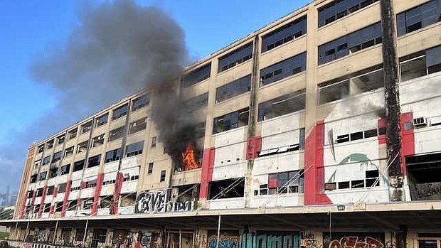 The naval base in the Bywater is supposed to be secured, as there are supposed to be three guards on-site 24/7 to ensure no one enters the site.
Mandatory Credit:	WDSU