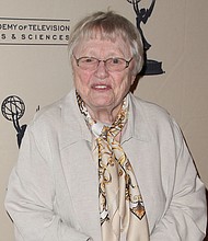 Pat Carroll, voice of Ursula in Disney's 'The Little Mermaid,' is dead at 95. Carroll is pictured here in North Hollywood, California on January 31, 2013.
Mandatory Credit:	Anna Donovan/FilmMagic/Getty Images