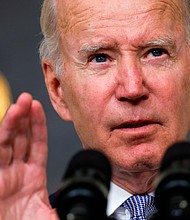 President Joe Biden will speak at 7:30 p.m. ET on August 1 on "a successful counterterrorism operation" against al-Qaeda in Afghanistan.
Mandatory Credit:	Anna Moneymaker/Getty Images