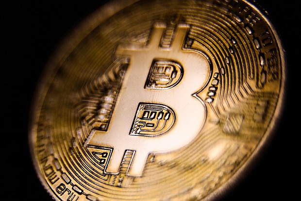 Representation of Bitcoin cryptocurrency is seen in this illustration photo taken in Krakow, Poland on April 19. Cryptocurrency is having an existential crisis. Last month, crypto lender Celsius filed for bankruptcy protection.
Mandatory Credit:	Jakub Porzycki/NurPhoto/Getty Images
