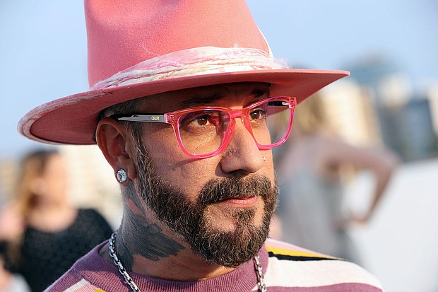 AJ McLean of Backstreet Boys attends "Bingo Under The Stars" in celebration of Pride, hosted by members of NSYNC and Backstreet Boys at The Grove on June 18, 2021 in Los Angeles, California. McLean will soon release a new solo album.
Mandatory Credit:	Kevin Winter/Getty Images