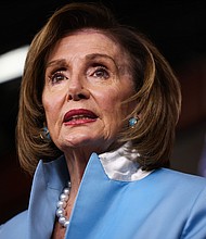 House Speaker Nancy Pelosi, pictured here at the US Capitol on August 6, 2021, in Washington, DC, is expected to visit Taiwan, according to Taiwanese and US officials.
Mandatory Credit:	Anna Moneymaker/Getty Images