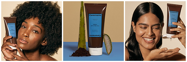 Meet the Ceremonia Pequi Styling Gel - a clean, toxin-free gel to style and nourish all at once.