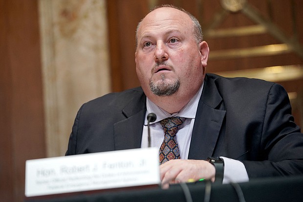 Robert Fenton Jr. speaks on Capitol Hill in Washington, DC, on April 14, 2021. President Joe Biden on August 2 formally named Robert Fenton as the White House's national monkeypox response coordinator.
Mandatory Credit:	Greg Nash/AFP/Getty Images