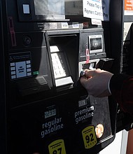 Consumer debt tops $16 trillion as inflation fuels credit card surge.
Mandatory Credit:	Chona Kasinger/Bloomberg/Getty Images