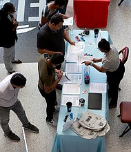 The number of available jobs in the US shrank considerably in June, according to new data released August 2 by the Bureau of Labor Statistics.
Mandatory Credit:	Joe Raedle/Getty Images