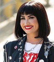 Demi Lovato, who last year came out as nonbinary, said she is using "she" pronouns again because she's been 'feeling more feminine" as of late.
Mandatory Credit:	RB/Bauer-Griffin/GC Images/Getty Images