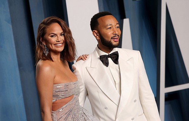 Model and TV personality Chrissy Teigen announced Wednesday that she and her husband, musician John Legend, are expecting a baby.
Mandatory Credit:	John Shearer/Getty Images