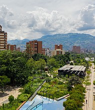 The climate crisis is making extreme heat more frequent and last longer — but cities, without thoughtful design, can make life even hotter. Medellín, Colombia has won awards for its Green Corridors project, pictured here.
Mandatory Credit:	Jorge Calle/Anadolu Agency/Getty Images