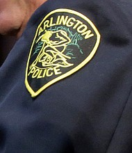 A Black man in Massachusetts says he was wrongly arrested by police who were looking for a White man, according to a lawsuit filed on August 3 in the US District Court of Massachusetts. An officer with the Arlington Police Department is pictured here.
Mandatory Credit:	Steven Senne/AP/FILE