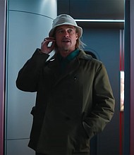 Brad Pitt stars in "Bullet Train."
Mandatory Credit:	Sony Pictures Entertainment