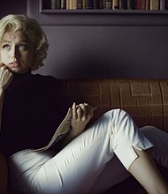 "Blonde," starring Ana de Armas, will be available to stream on Netflix in September.
Mandatory Credit:	Netflix