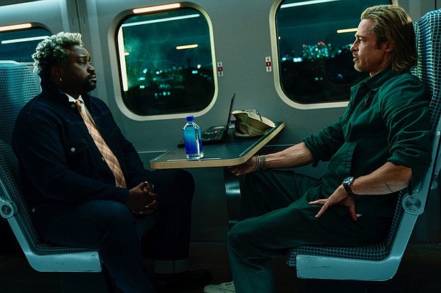 Bryan Tyree Henry and Brad Pitt costar in Bullet Train