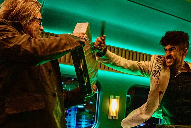 Brad Pitt and Bad Bunny costar in Bullet Train
