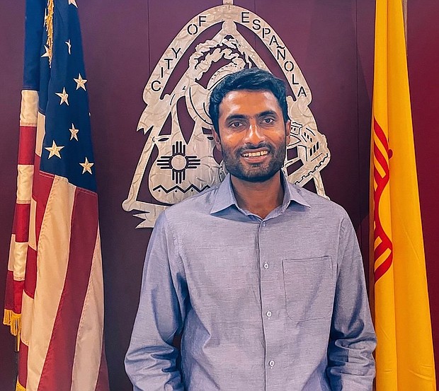 Muhammed Afzaal Hussain, one of the four Muslim men killed in Albuquerque, New Mexico, worked for the city of Española, New Mexico.
Mandatory Credit:	City of Española