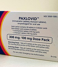 The anti-viral medication Paxlovid is given for five days to reduce severe illness in someone with Covid-19.
Mandatory Credit:	Stephanie Nano/AP