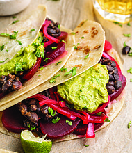 Pickled Beet Tacos