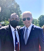 Congressman Al Green and President Joe Biden