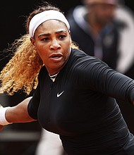 Serena Williams, pictured playing a 2019 match, has announced that she will "evolve away from tennis" after this year's US Open to focus on "other things that are important to me."
Mandatory Credit:	Adam Pretty/Getty Images