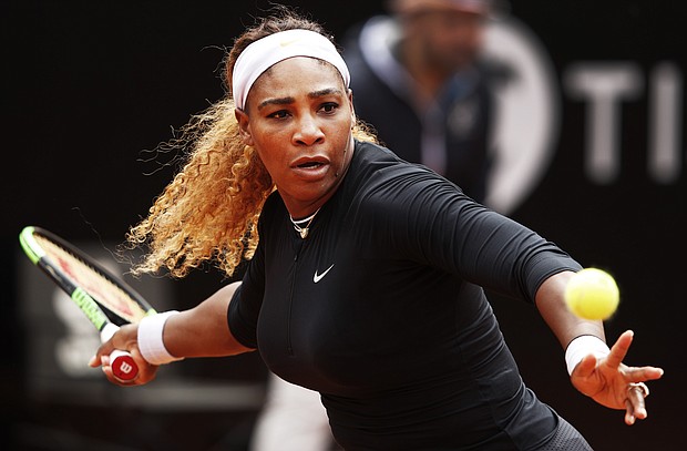 Serena Williams, pictured playing a 2019 match, has announced that she will "evolve away from tennis" after this year's US Open to focus on "other things that are important to me."
Mandatory Credit:	Adam Pretty/Getty Images
