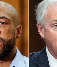 Wisconsin Republican Sen. Ron Johnson and Democratic Lt. Gov. Mandela Barnes are political opposites.
Mandatory Credit:	AP