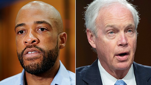 Wisconsin Republican Sen. Ron Johnson and Democratic Lt. Gov. Mandela Barnes are political opposites.