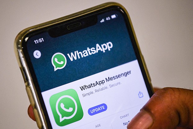WhatsApp announced several new privacy updates on August 9, including the ability for users to start checking their messages without other people knowing.
Mandatory Credit:	Indranil Mukherjee/AFP/Getty Images/FILE