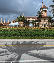 On August 8, the FBI executed a search warrant at former President Donald Trump's Mar-a-Lago resort in Palm Beach, Florida, as part of an investigation into the handling of potentially classified material. Mar-A-Lago is seen here on August 9.
Mandatory Credit:	Giorgio Viera/AFP/Getty Images
