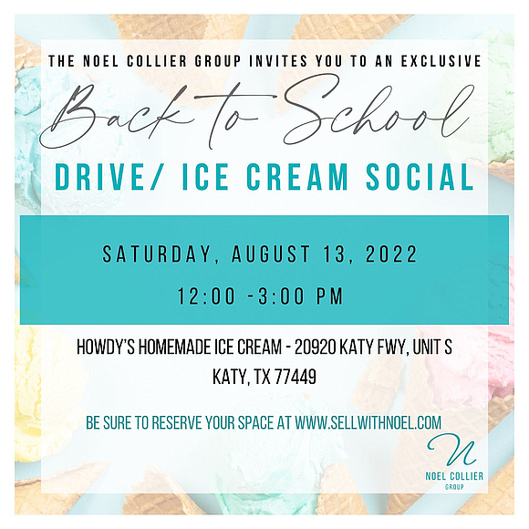 The Noel Collier Group, a leading Black woman-owned Houston real estate agency, has partnered with Howdy Homemade Ice Cream for …