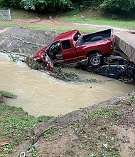 Gabriel Hensley, a father of five who stopped to help an injured driver and was later swept away by floodwaters himself was found dead this week.
Mandatory Credit:	Courtesy Macy Hensley