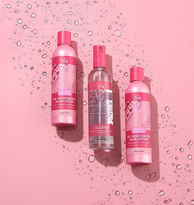 Luster's Pink Launches NEW Comfort Oil Scalp Serum and Unveils New Look for its Iconic Pink Lotion and Glosser.