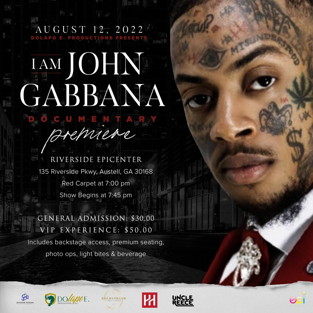 I Am John Gabbana Documentary Premier's this Friday (8/12) in Atlanta