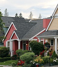 Mortgage rates have climbed above 5% once again. Homes are here seen in a neighborhood in Poulsbo, Washington.
Mandatory Credit:	Toby Scott/SOPA Images/LightRocket/Getty Images