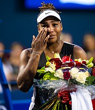 erena Williams lost her first match since announcing her imminent retirement from tennis.
Mandatory Credit:	Robert Prange/Getty Images