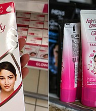 In 2020, consumer giant Unilever announced that it was changing the name of its controversial Fair & Lovely brand to Glow & Lovely.
Mandatory Credit:	AP/Getty