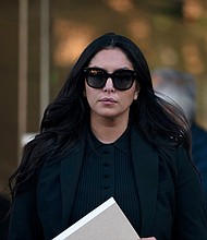 Vanessa Bryant leaves a federal courthouse in Los Angeles on  August 10.
Mandatory Credit:	Jae C. Hong/AP