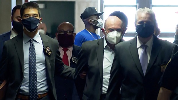 On August 12, a New York judge denied The Trump organization and former chief financial officer Allen Weisselberg, pictured here at court on July 1, the request to dismiss tax fraud charges.
Mandatory Credit:	CNN