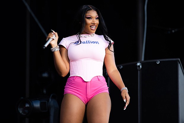 Megan Thee Stallion, here in 2021, has debuted a new album.
Mandatory Credit:	Rich Fury/Getty Images